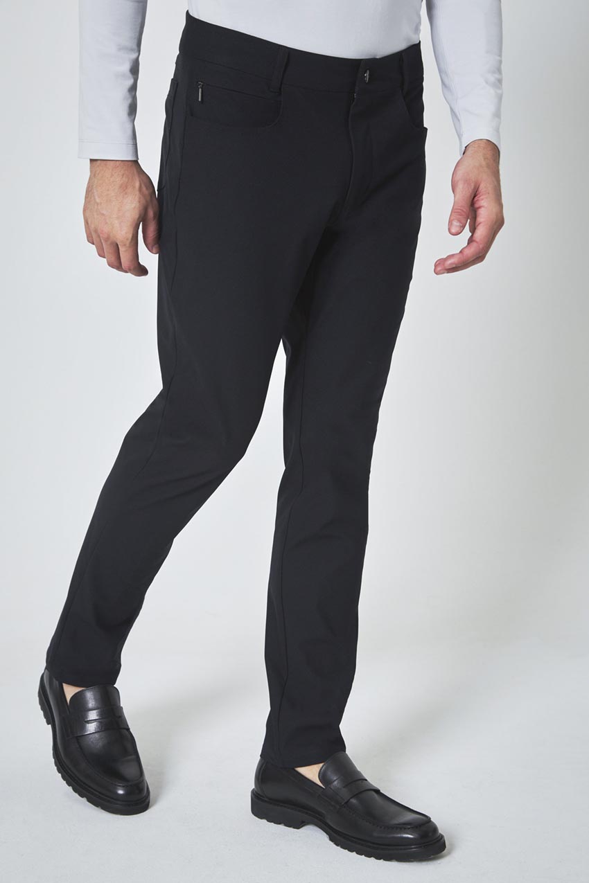 Modern Ambition Limitless Denim-Look Slim Pant in Black