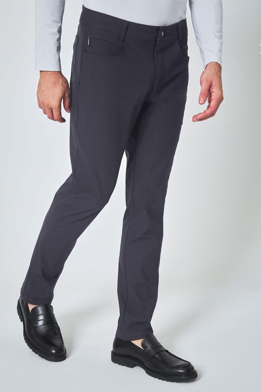 Modern Ambition Limitless Denim-Look Slim Pant in Asphalt