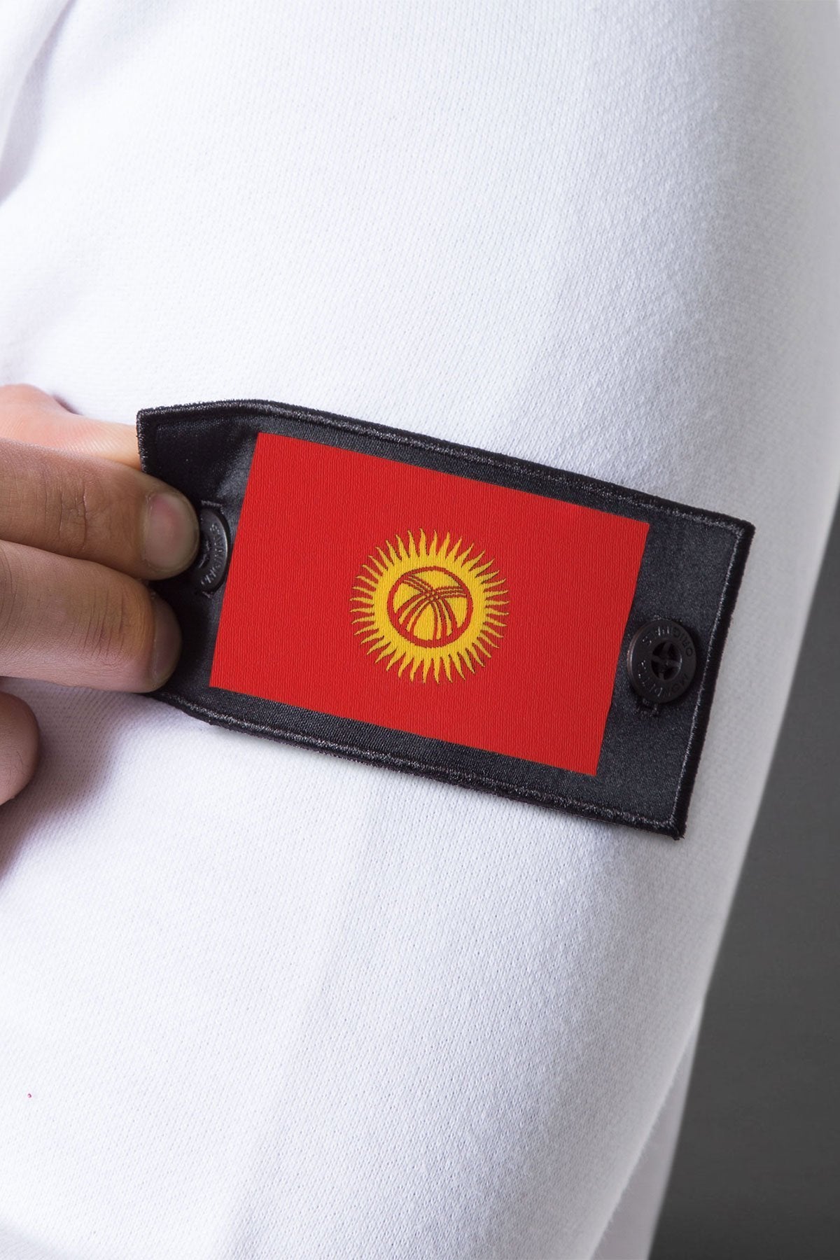 Mondetta Originals retro streetwear Kyrgyzstan country patch