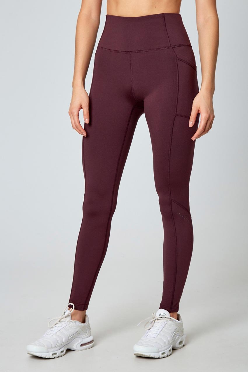 Mondetta Core Cold Gear Legging in Tawny Port