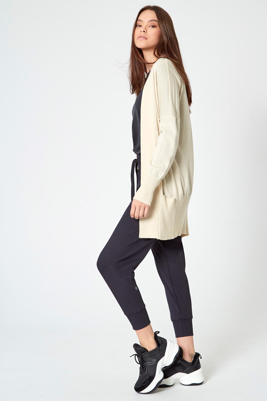 Establish Sustainable Merino Wool Open Front Cardigan