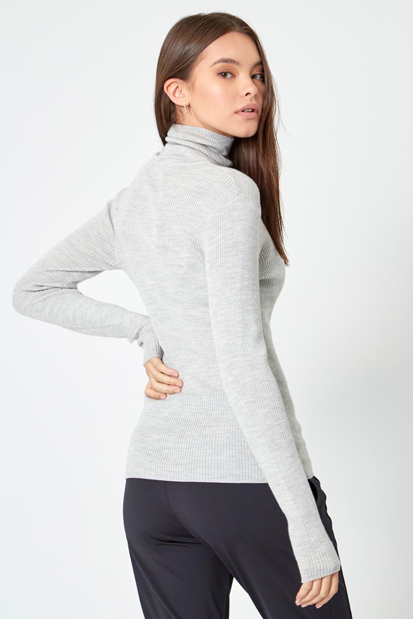 Optimist Sustainable Merino Mock Neck Sweater