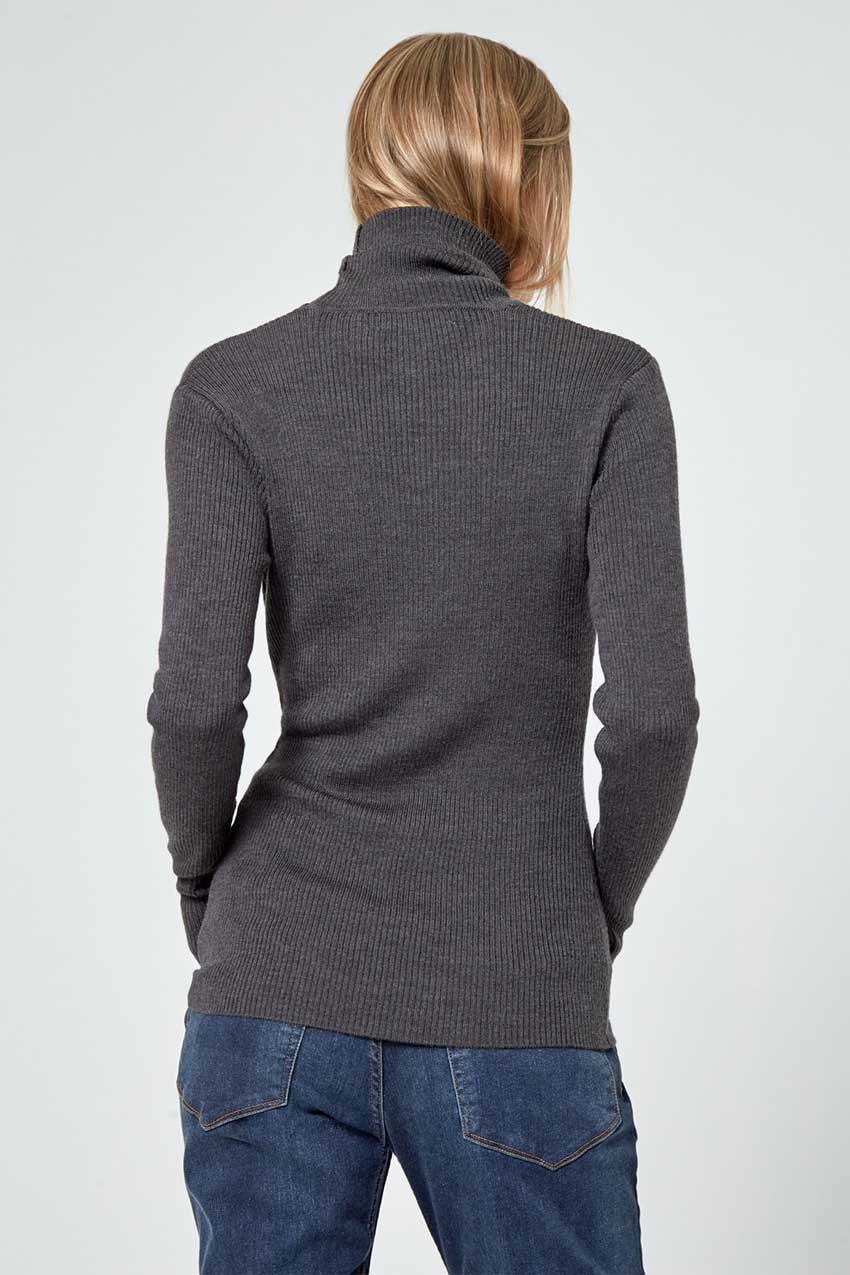 Optimist Sustainable Merino Mock Neck Sweater