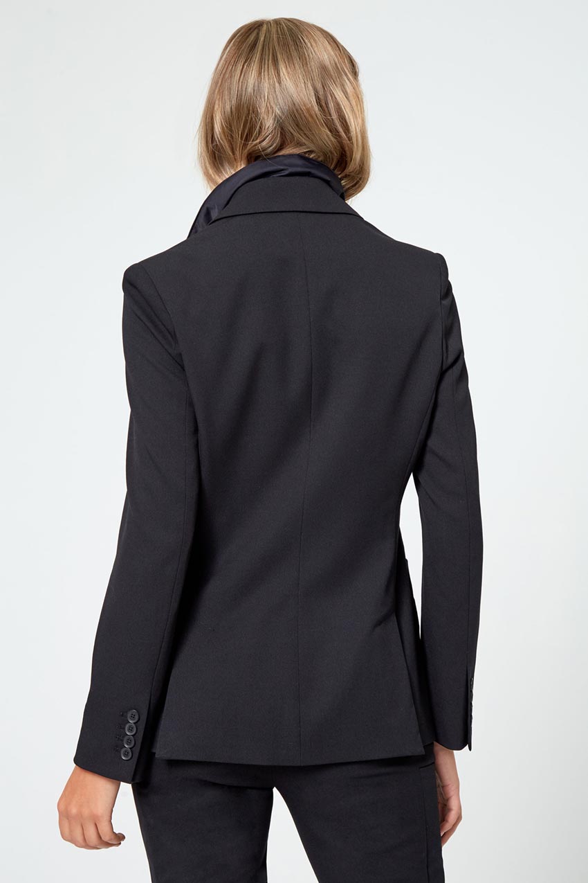 Visionary Twill Blazer With Removable Fooler