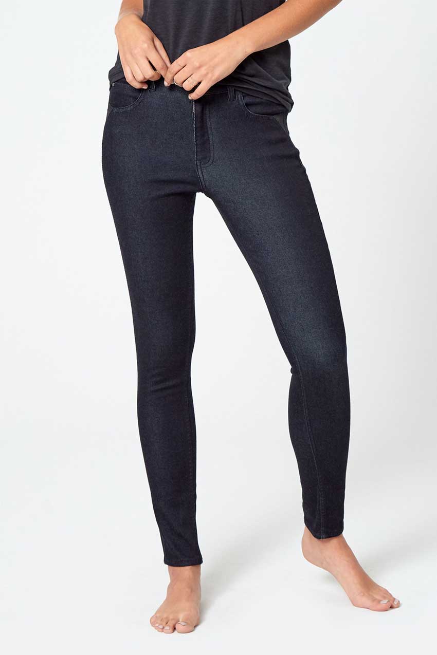 Modern Ambition work-ready women's PerformFit Executive High-Rise Skinny Jean in Indigo Rinse