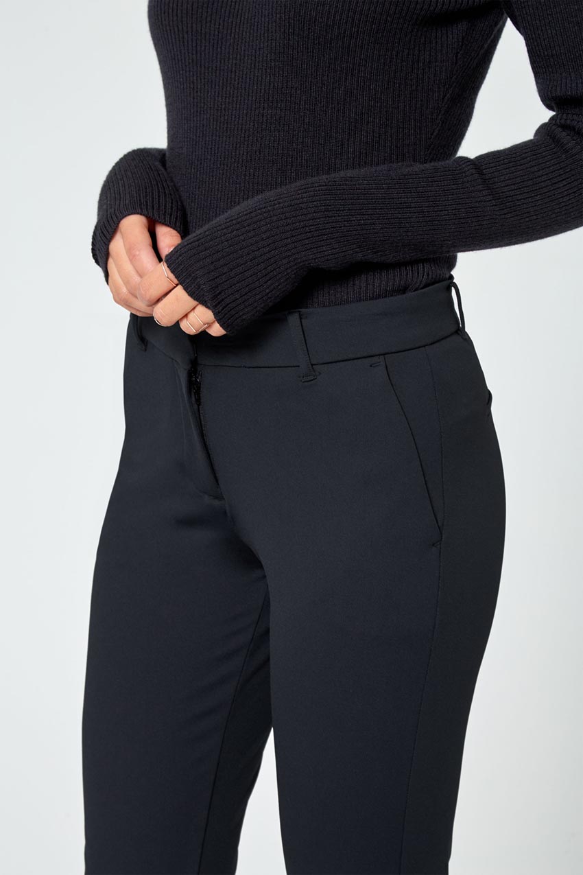 Skill Set Mid-Rise Slim Cropped Twill Pant