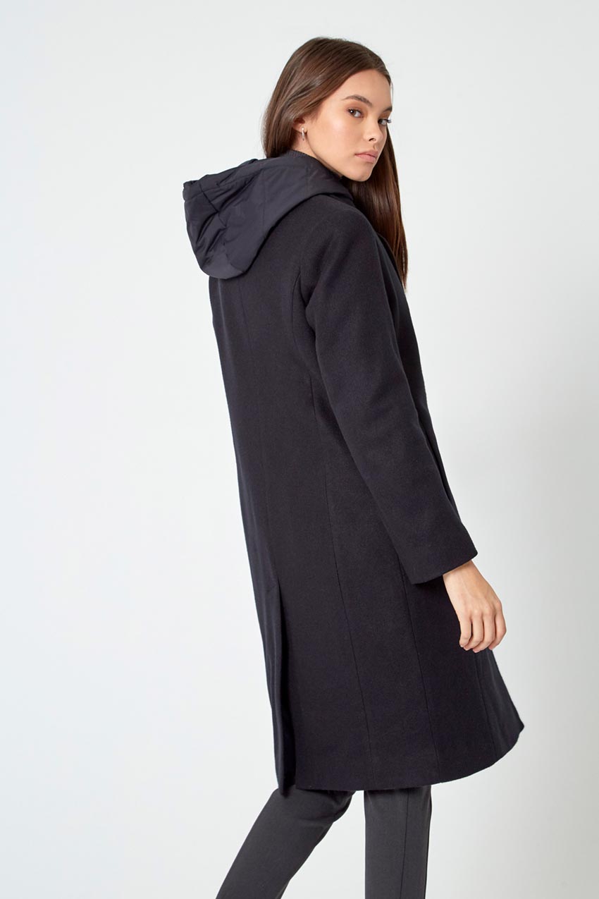 Goal-Getter Overcoat with Removable Hooded Fooler