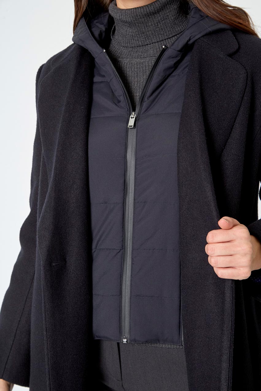 Goal-Getter Overcoat with Removable Hooded Fooler