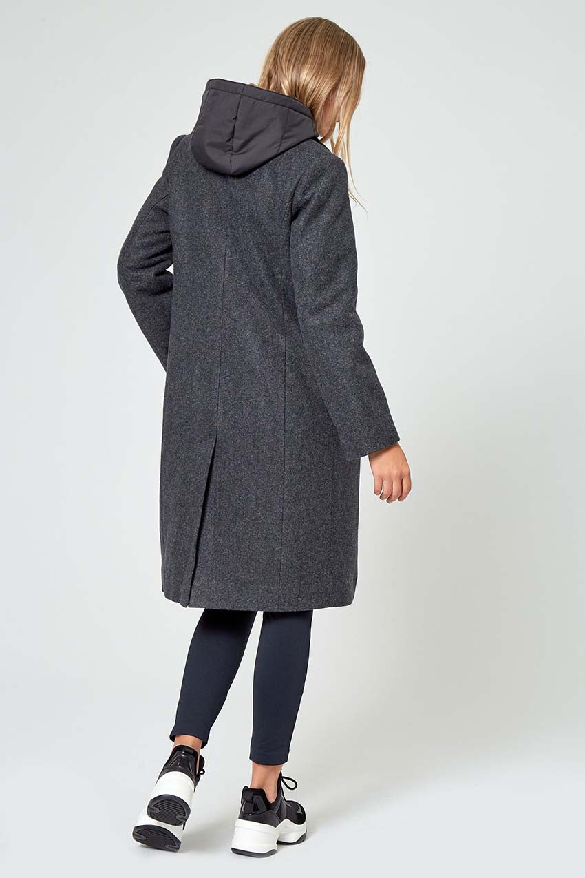 Goal-Getter Overcoat with Removable Hooded Fooler