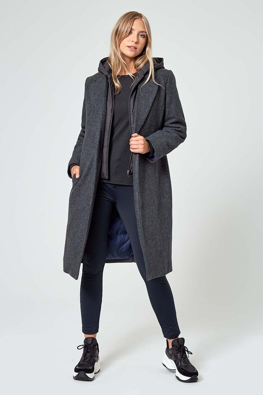 Goal-Getter Overcoat with Removable Hooded Fooler