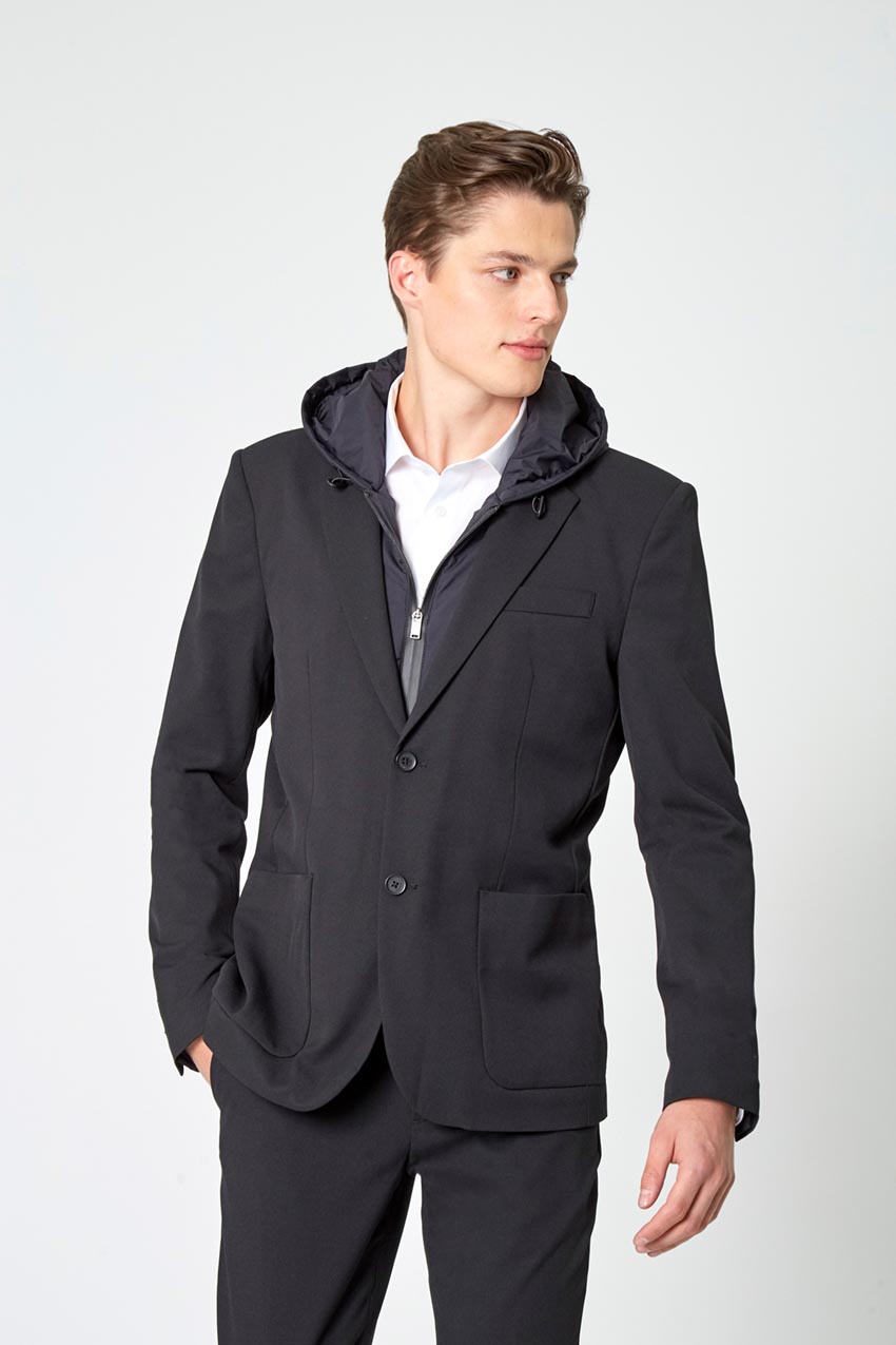 Tenacity Twill Blazer with Removable Hooded Fooler