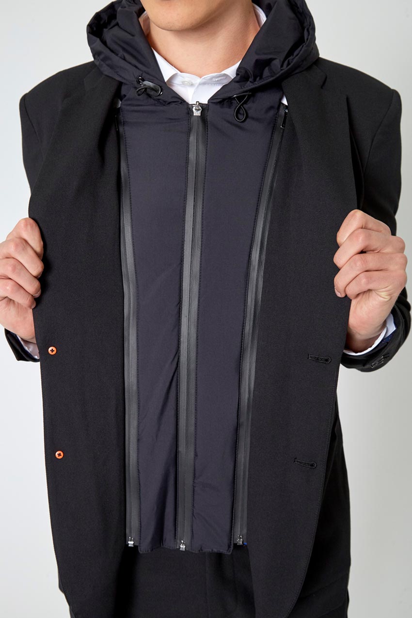 Tenacity Twill Blazer with Removable Hooded Fooler