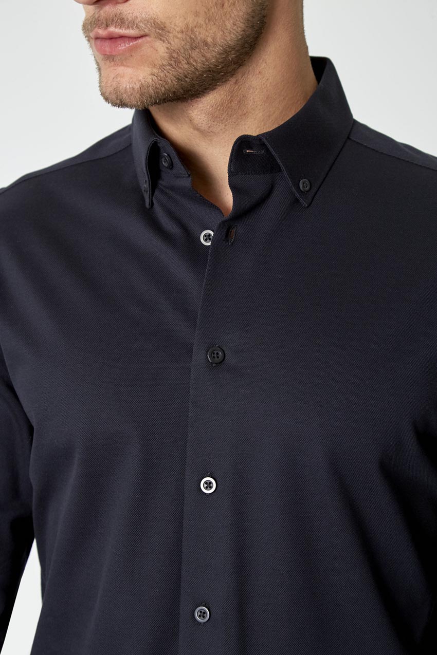 Interview FlexPique Knit Standard-Fit Shirt