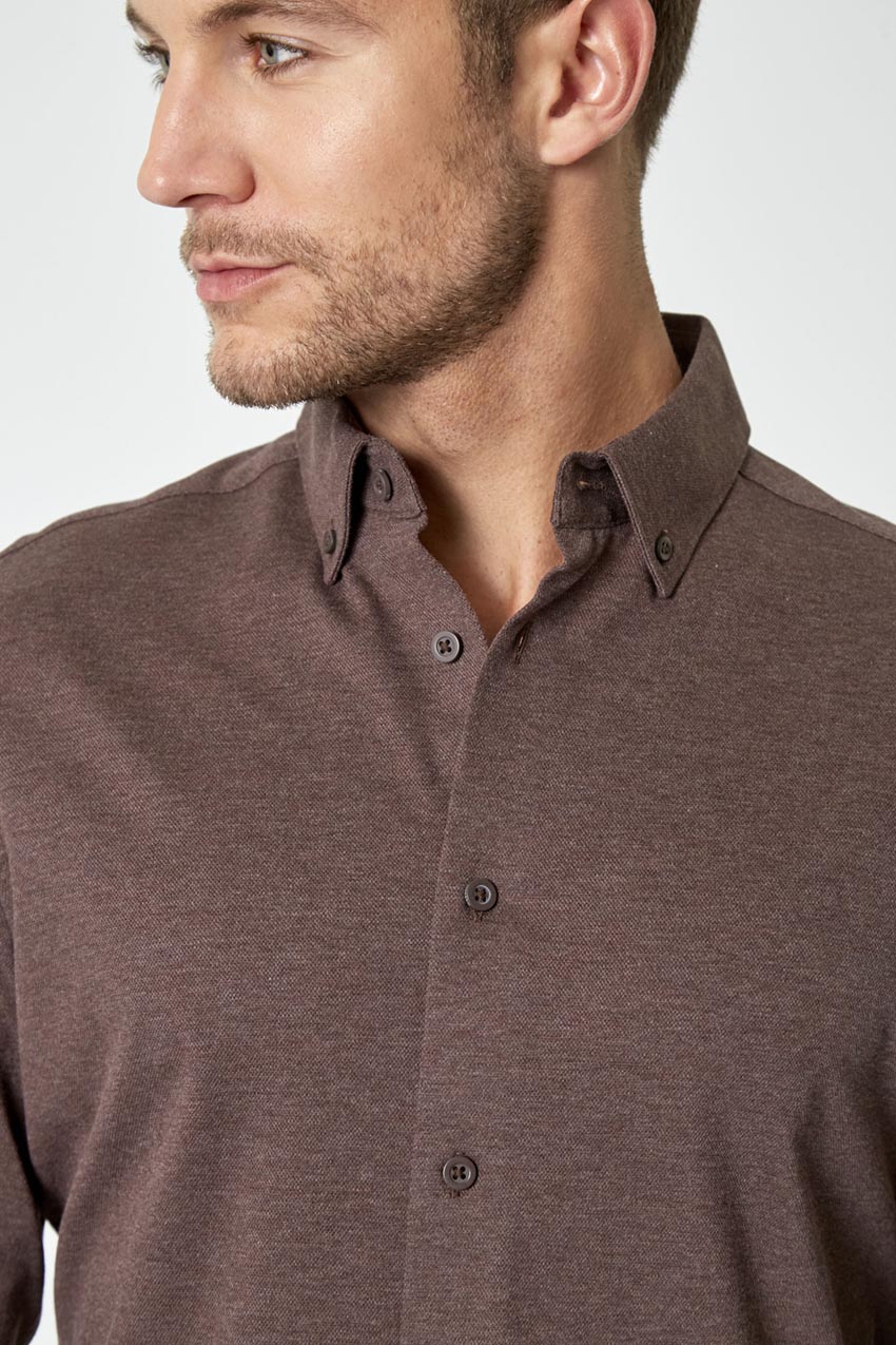 Interview FlexPique Knit Standard-Fit Shirt