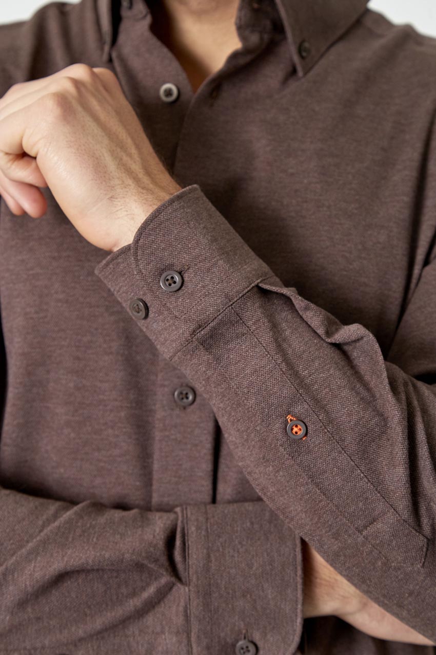 Interview FlexPique Knit Standard-Fit Shirt