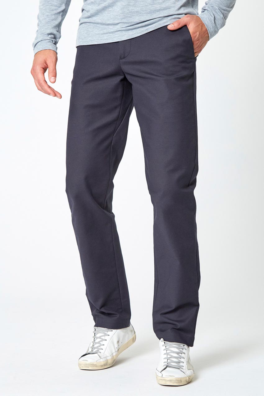 Modern Ambition work-ready men's Foresight Straight Twill Pant in Black