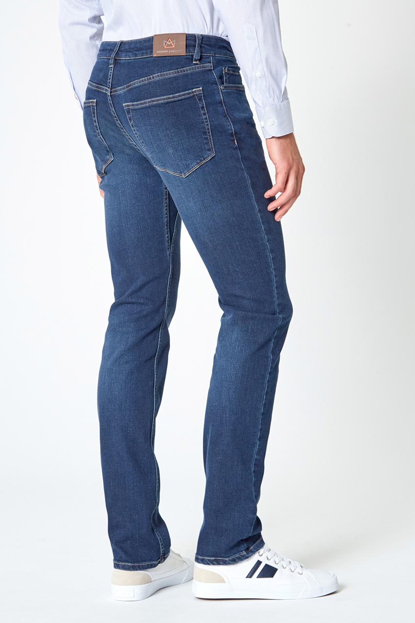 PerformFit Navigate Slim Washed Indigo Jeans