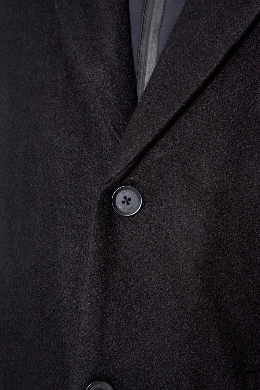 Deal Maker Overcoat with Removable Hooded Fooler