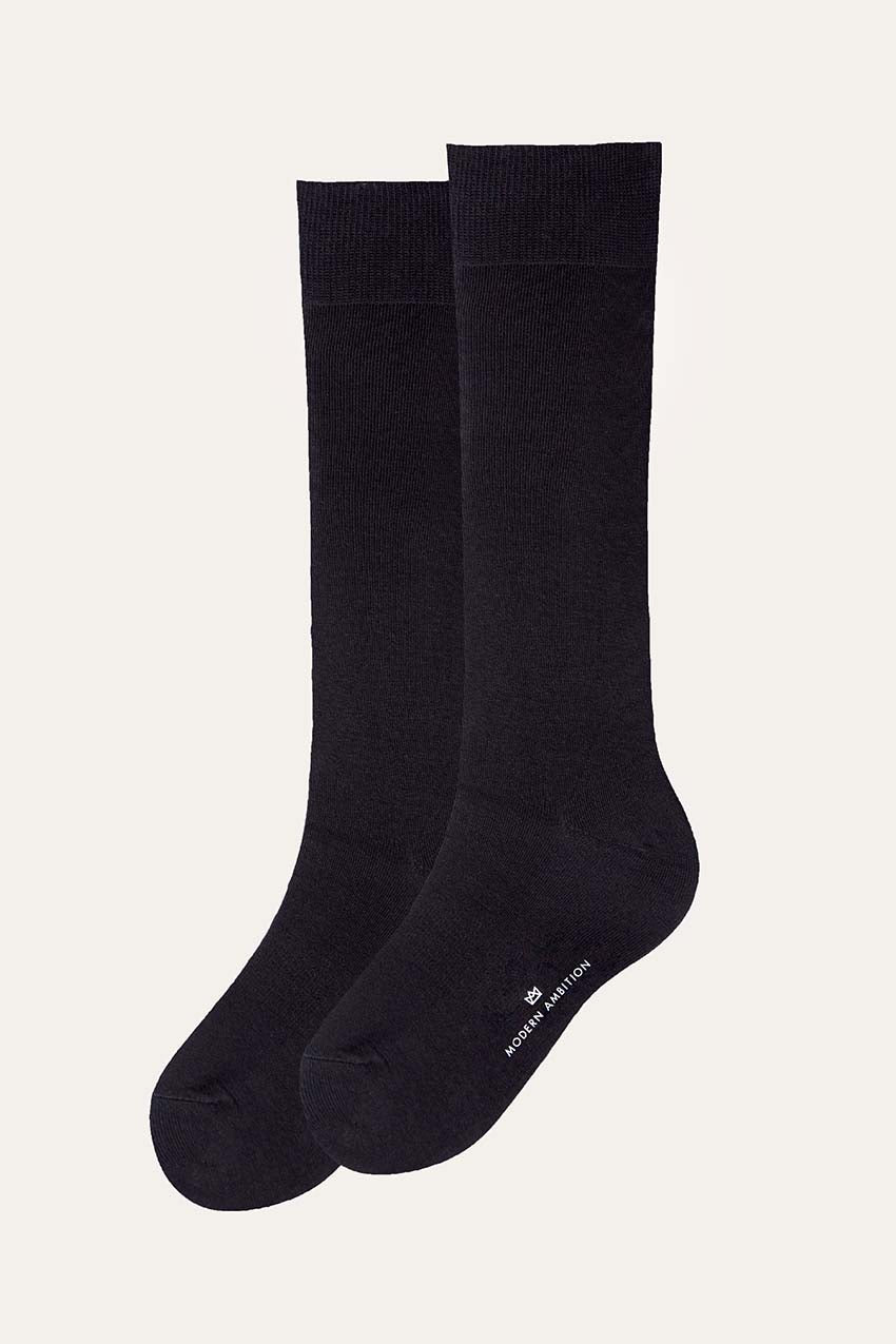 Modern Ambition work-ready men's Reflex Technical Crew Dress Sock in Black