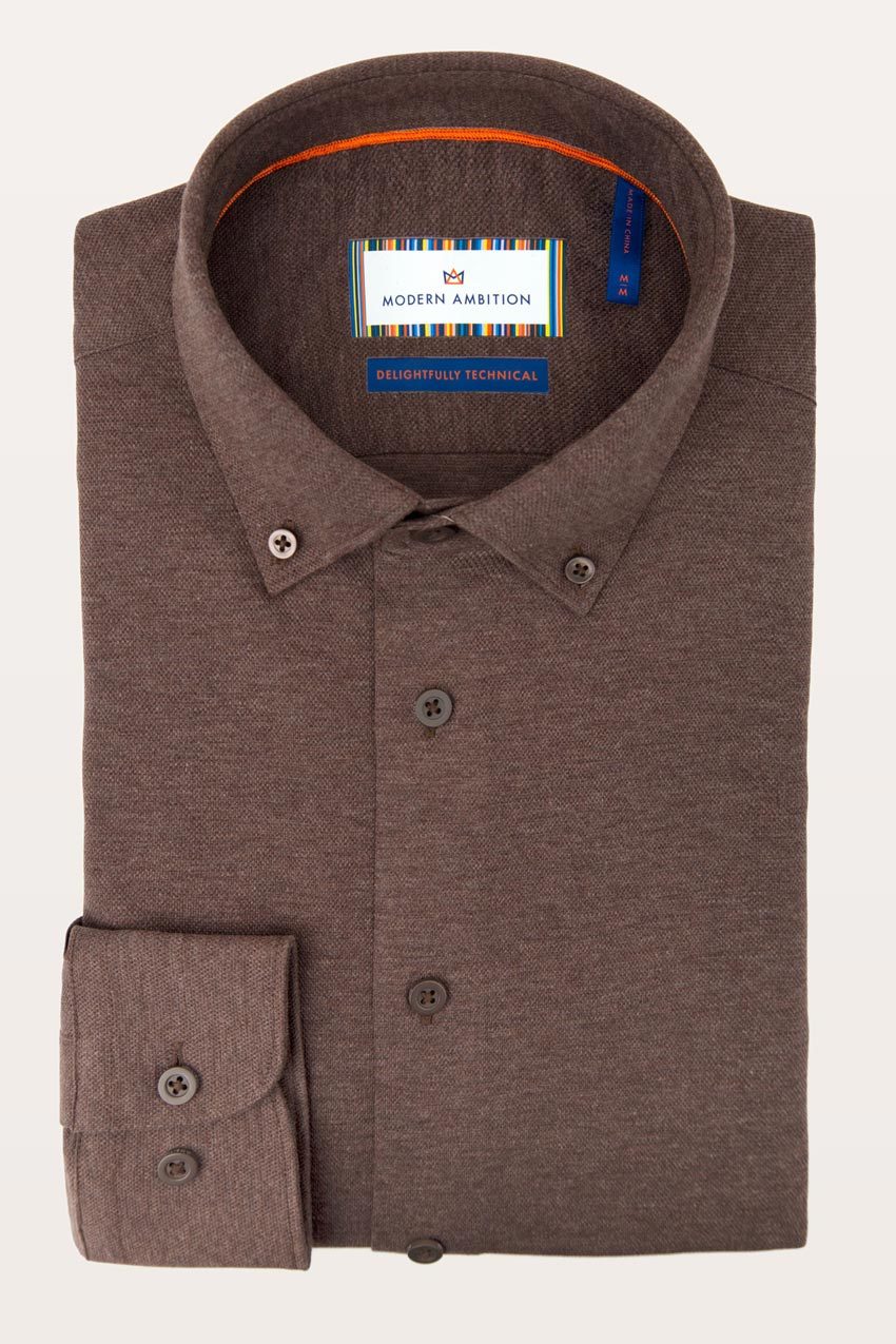 Interview FlexPique Knit Standard-Fit Shirt